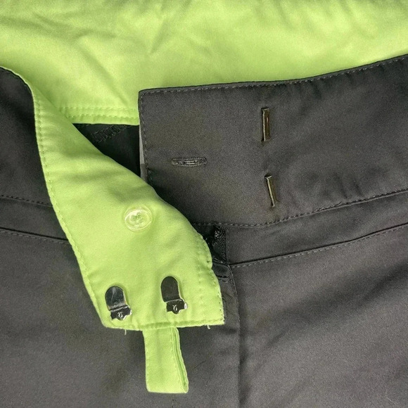 Nike Gray Zip Hem Track Pants Size XL - Activewear with Green Contrast Detailing - Picture 6 of 12